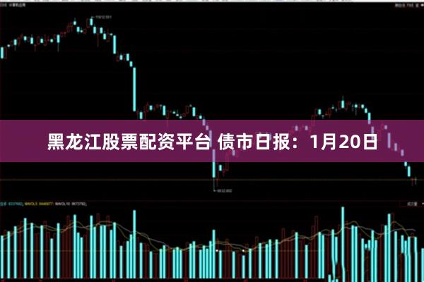 黑龙江股票配资平台 债市日报：1月20日